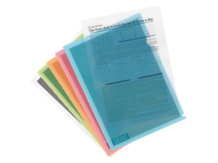 PLUS JAPAN Pochette transparente pour protection des données