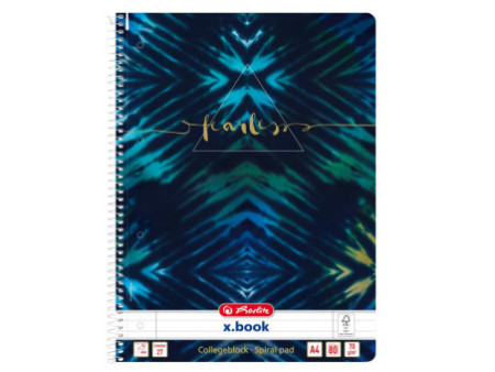 herlitz Cahier à spirales New Batik 'Fearless', A4