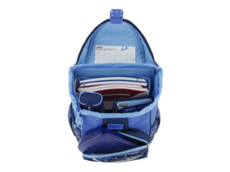 herlitz Cartable UltraLight Plus 'Blue Shark'