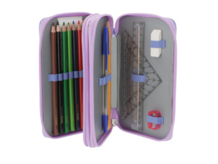 herlitz Etui scolaire double 'Mystic Mermaid', 23 pièces