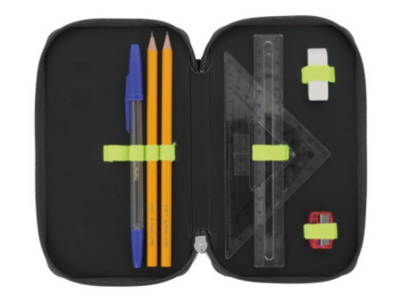 herlitz Etui scolaire double 'Wild Life', 23 pièces