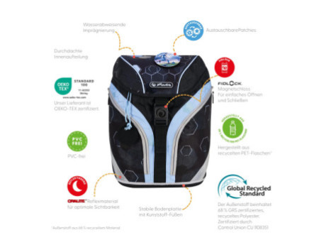herlitz Cartable SoftLight Plus 'Cyber Soccer'