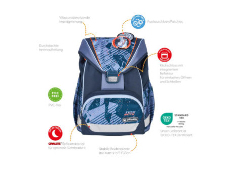 herlitz Cartable UltraLight Plus 'Tech Mech'