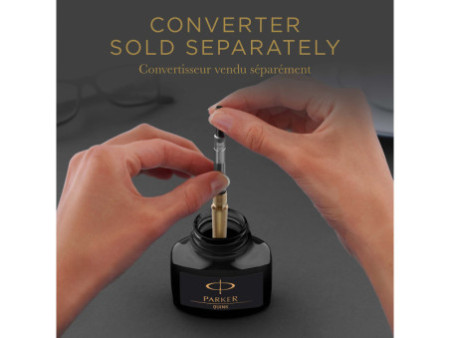 PARKER Flacon d'encre QUINK, contenu: 57 ml, bleu noir