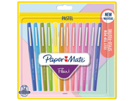Paper:Mate Stylo feutre Flair PASTELL, blister de 12