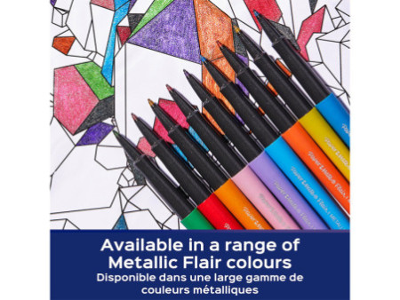 Paper:Mate Stylo feutre Flair METALLIC, blister de 12