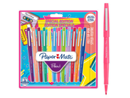 Paper:Mate Stylo feutre Flair RETRO, étui de 12