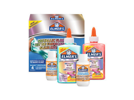 ELMER'S Slime Kit 'Metallic Slime Kit', 4 pièces