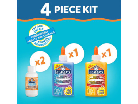 ELMER'S Slime Kit 'Color Changing Slime Kit', 4 pièces