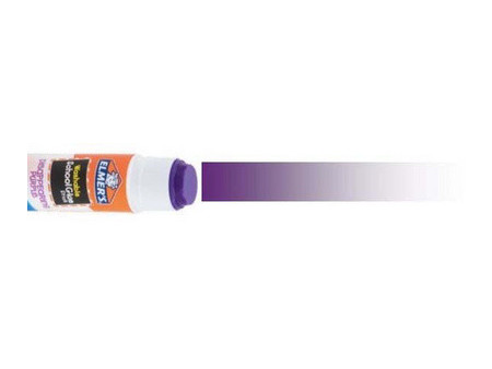 ELMER'S Bâton de colle Disappearing Purple, 22g, boîte de 10