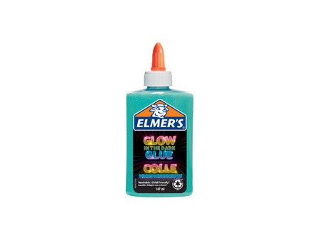 ELMER'S Colle liquide Glow in the Dark, 147 ml, bleu