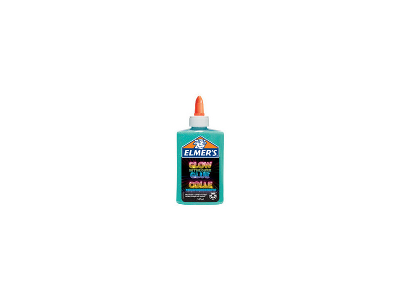 ELMER'S Colle liquide Glow in the Dark, 147 ml, bleu
