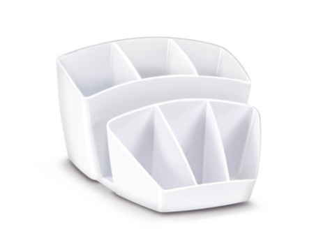 CEP Multipot à crayons GLOSS, 8 compartiments, blanc
