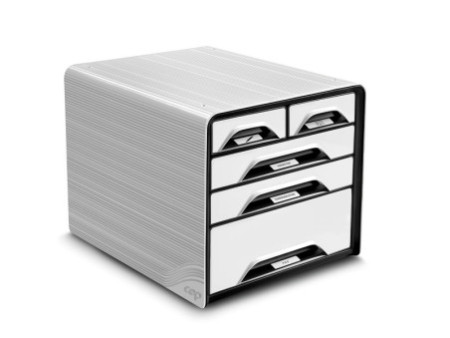 CEP Module de classement Smoove CLASSIC, 5 tiroirs, blanc /