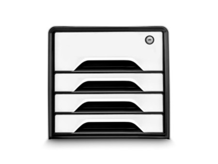 CEP Module de classement Smoove SECURE, 4 tiroirs, blanc /