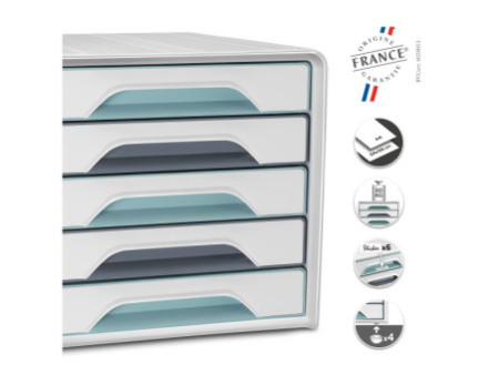 CEP Module de classement Smoove Riviera, blanc / bleu