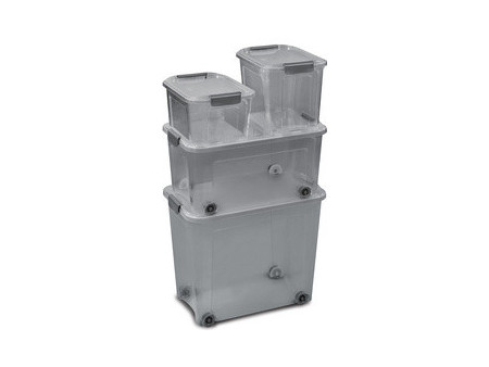 CEP Boîte de rangement SHADOW, avec roues, 67 litres