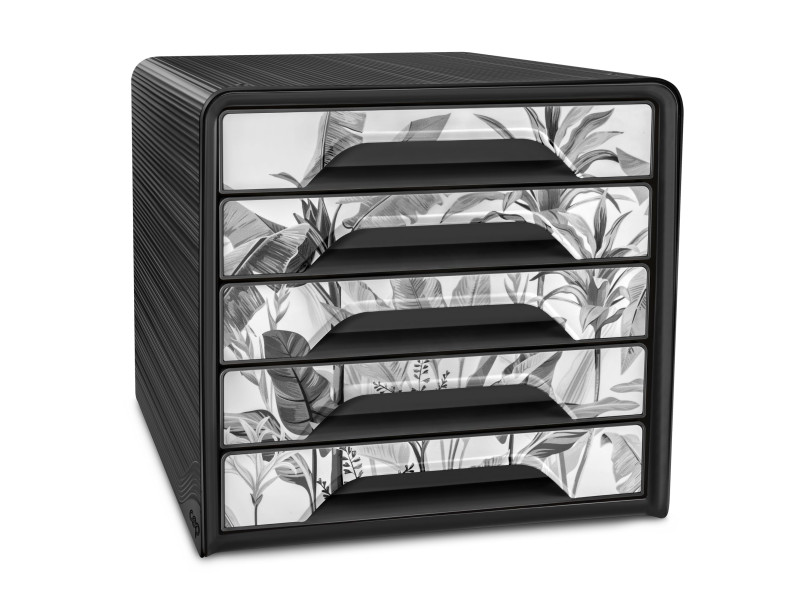 CEP Bloc de classement Smoove Tropical, 5 tiroirs, noir/