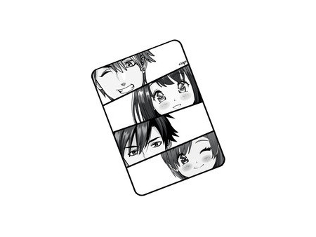 CEP Tapis de souris MANGA HEROS, noir/blanc