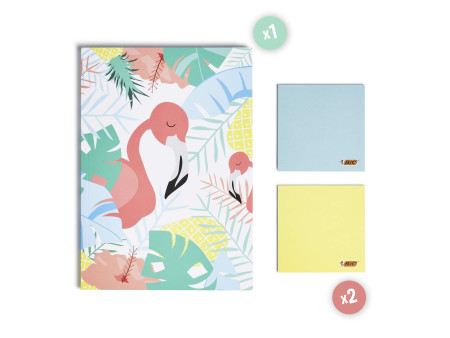 BIC Kit de dessin 'My Stationery Box' avec carnet de notes