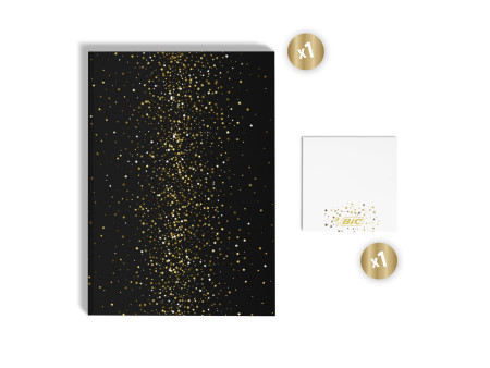 BIC Kit d'écriture 'My Surprise Box' avec carnet de notes