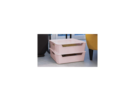 CEP Boîte de rangement Bella, 9,15 litres, rose clair