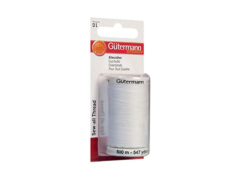 Gütermann Fil à coudre 'Universel' SB, 500 m, couleur: 000