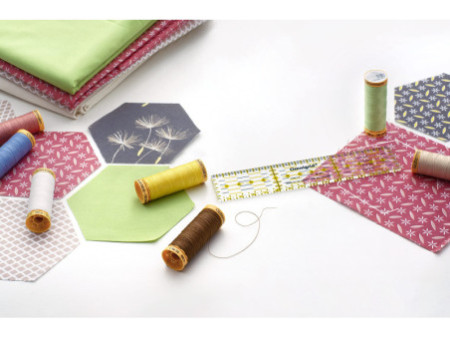 Gütermann Set de fils de couture, 8 bobines + règle