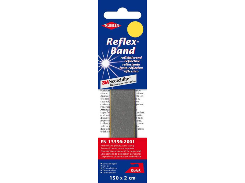 KLEIBER Bande de sécurité 'Reflex-Band', argent
