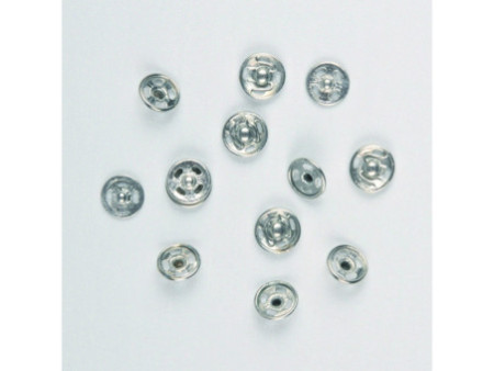 KLEIBER Bouton pression, différentes tailles, argent