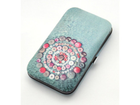 KLEIBER Etui de couture de voyage 'Design', 24 pièces, bleu