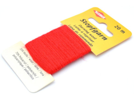 KLEIBER Fil à repriser, 20 m, rouge