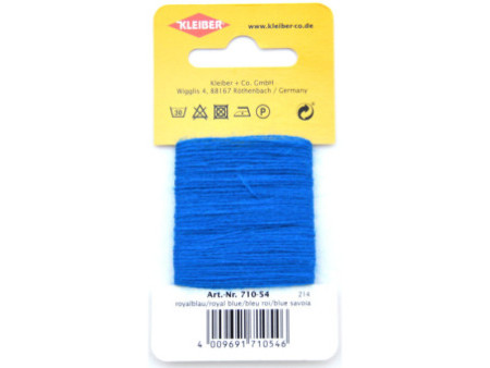 KLEIBER Fil à repriser, 20 m, bleu roi