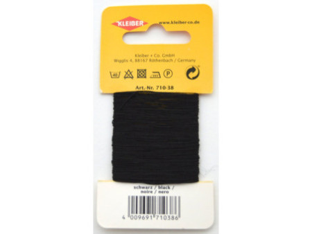 KLEIBER Fil de lin, 20 m, noir