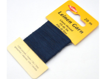KLEIBER Fil de lin, 20 m, bleu foncé
