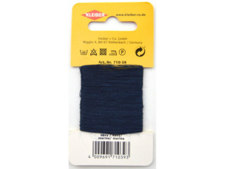 KLEIBER Fil de lin, 20 m, bleu foncé