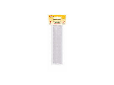 KLEIBER Pastilles auto-agrippantes, diamètre : 25 mm, blanc