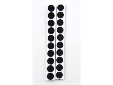KLEIBER Pastilles auto-agrippantes, diamètre : 16 mm, noir