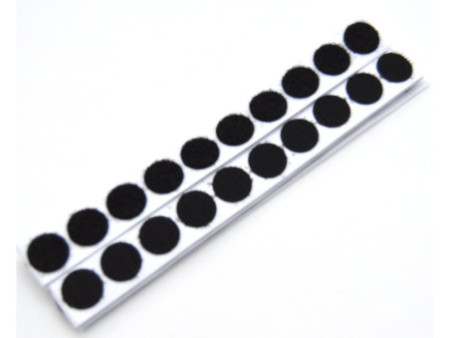 KLEIBER Pastilles auto-agrippantes, diamètre : 16 mm, noir