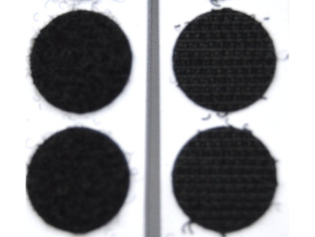 KLEIBER Pastilles auto-agrippantes, diamètre : 16 mm, noir