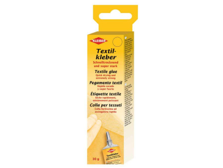 KLEIBER Colle pour textiles, transparent, 30 g