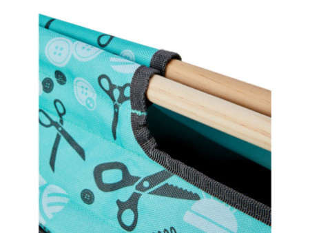 KLEIBER Sac pour machine à coudre, turquoise/gris