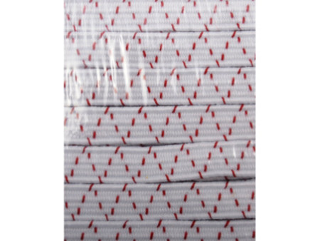 KLEIBER Ruban élastique, 3 m x 5 mm, blanc/rouge
