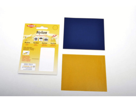 KLEIBER Pièce de réparation nylon, autocollant, bleu foncé