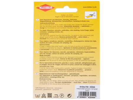KLEIBER Pièce de réparation nylon, autocollant, gris clair