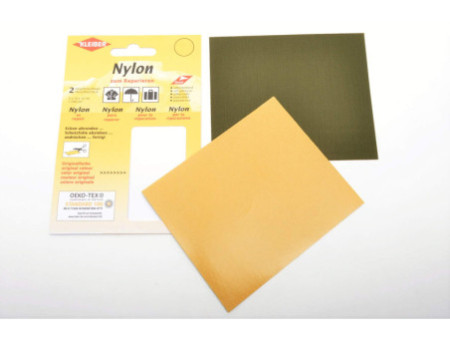 KLEIBER Pièce de réparation nylon, autocollant, olive