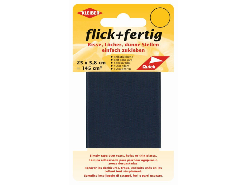 KLEIBER Set de réparation Flick + Fertig, bleu foncé