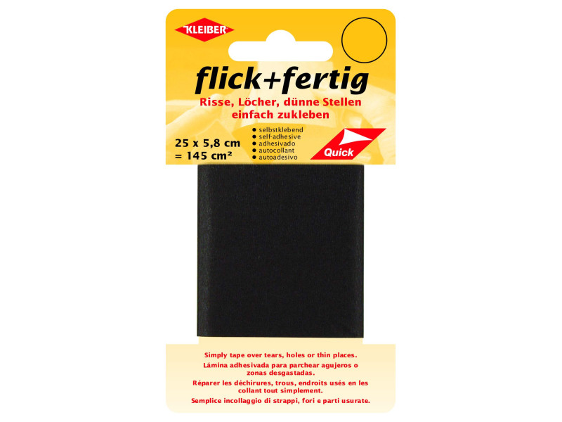 KLEIBER Set de réparation Flick + Fertig, noir