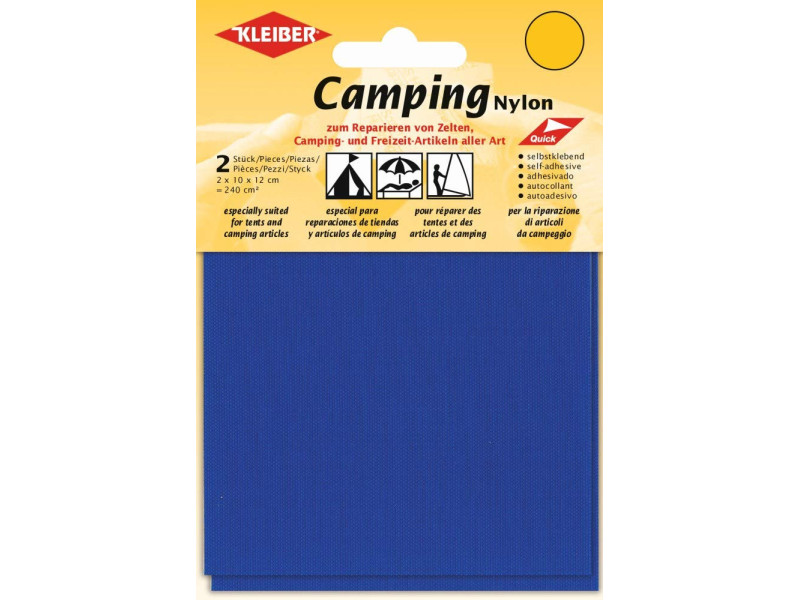 KLEIBER Pièces de réparation, nylon, autocollant, bleu océan