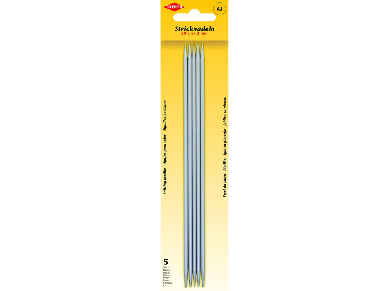 KLEIBER Set d'aiguilles à tricoter, 200 mm x 3,0 mm